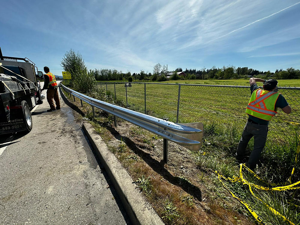 Maple Ridge Guardrail and Fencing Repair 128th Ave