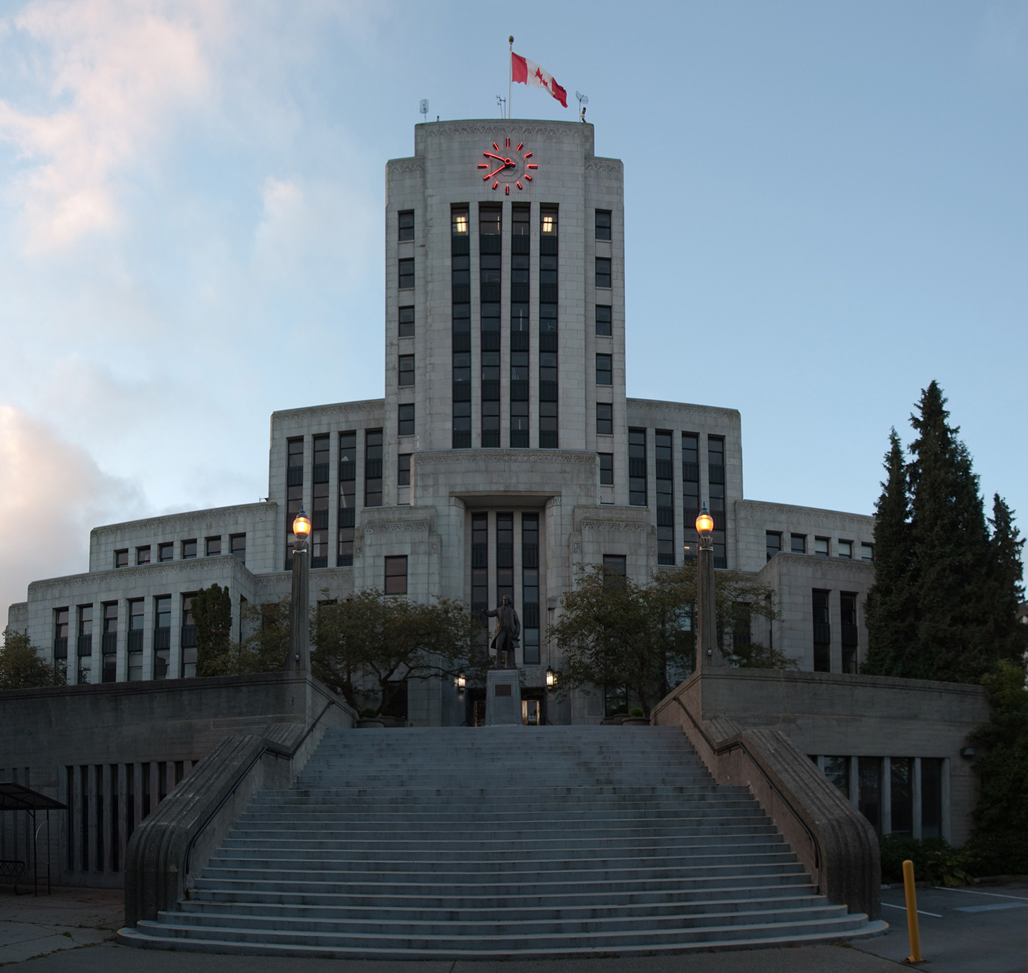 Vancouver City Hall Gate Installation
